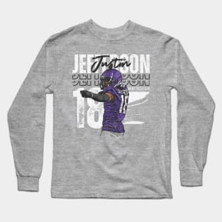 Justin Jefferson Minnesota Player Name Long Sleeve T-Shirt